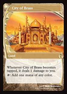 MTG】 真鍮の都/City of Brass(英語版) 7ED/レア の通販