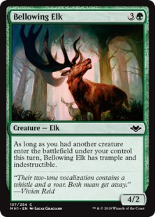 Bellowing Elk (foil)