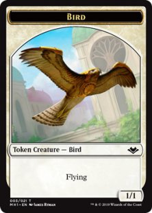 Bird token (foil) (1/1)