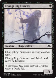 Changeling Outcast (foil)