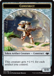 Construct token (foil) (0/0)