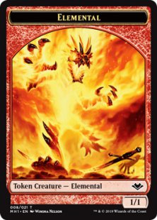 Elemental token (1) (foil) (1/1)