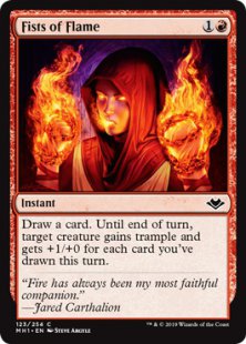 Fists of Flame (foil)