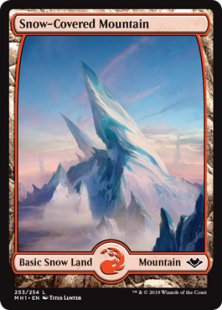Snow-Covered Mountain (foil)