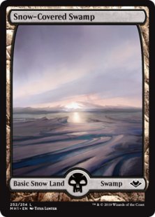 Snow-Covered Swamp (full art)