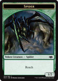 Spider token (foil) (1/2)