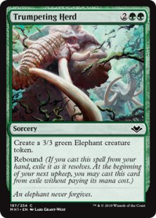 Trumpeting Herd (foil)