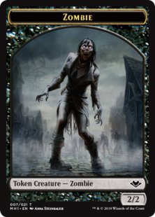 Zombie token (foil) (2/2)