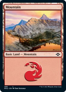 Mountain (2) (foil-etched)