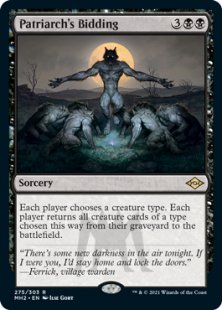 Patriarch's Bidding (foil-etched)