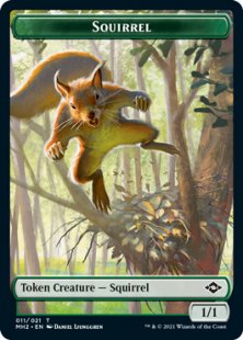 Squirrel token (foil) (1/1)