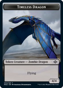 Timeless Dragon eternalize token (foil) (4/4)