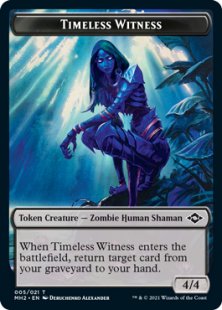 Timeless Witness eternalize token (foil) (4/4)