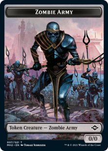 Zombie Army token (foil) (0/0)