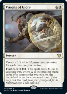 Visions of Glory - Innistrad: Midnight Hunt Commander | Bazaar of Magic Visions of Glory - Innistrad: Midnight Hunt Commander | Bazaar of Magic