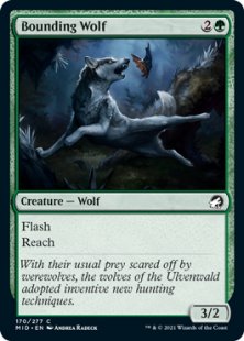Bounding Wolf (foil)