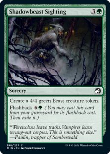 Shadowbeast Sighting (foil)