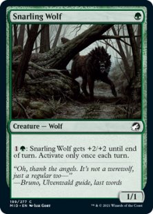 Snarling Wolf (foil)