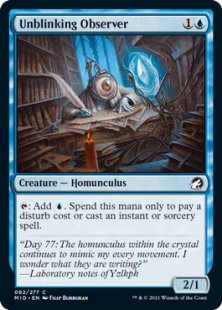 Unblinking Observer (foil) - Innistrad: Midnight Hunt | Bazaar of Magic Unblinking Observer (foil) - Innistrad: Midnight Hunt | Bazaar of Magic