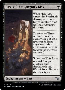 Case of the Gorgon's Kiss (red chair) (foil)