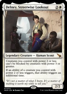 Delney, Streetwise Lookout (foil)