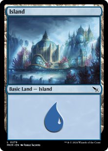 Island (#279) (foil)