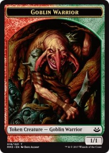 Goblin Warrior token (1/1)