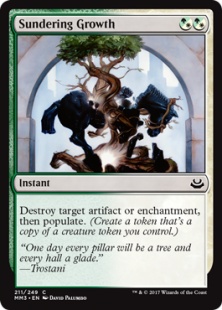 Sundering Growth 2x FOIL RTR MTG Return to Ravnica Common NM green white Sundering Growth 2x FOIL RTR MTG Return to Ravnica Common NM green white