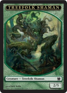 Treefolk Shaman token (2/5)