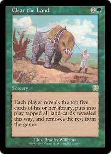 Clear the Land (foil)