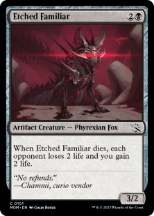 Etched Familiar (foil)