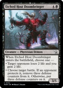 Etched Host Doombringer (foil)