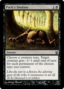 Pack's Disdain (foil)