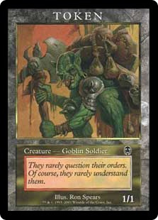Goblin Soldier token (1/1)