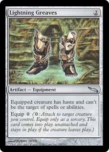 Lightning Greaves (foil)