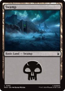 Swamp (#193) (foil) (full art) - Teenage Mutant Ninja Turtles