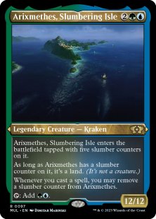 Arixmethes, Slumbering Isle (foil-etched)