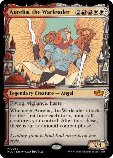 Aurelia, the Warleader (#35) (foil) (showcase)