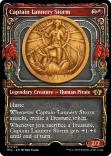 Captain Lannery Storm (#150) (halo foil) (showcase)