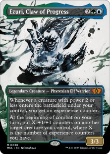 Ezuri, Claw of Progress (#38) (foil) (borderless)