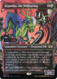 Jegantha, the Wellspring (#474/500) (double rainbow foil) (borderless)