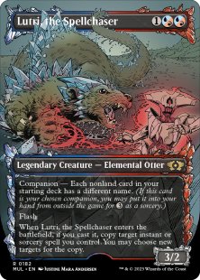 Lutri, the Spellchaser (#182) (halo foil) (borderless)