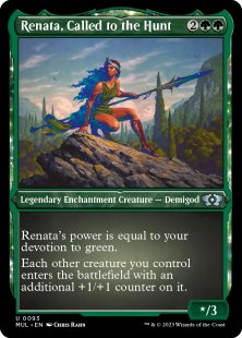 Renata, Called to the Hunt (foil-etched)