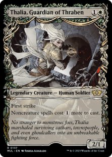 Thalia, Guardian of Thraben (#137) (halo foil) (showcase)