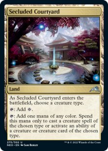 Secluded Courtyard (foil)