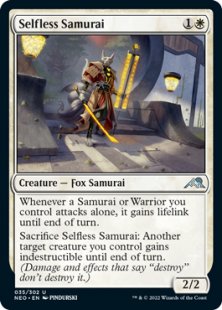 Selfless Samurai (foil)