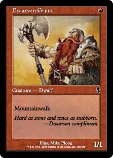 Dwarven Grunt (foil)