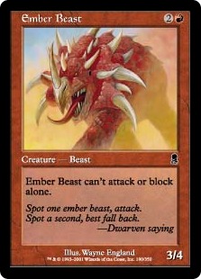 Ember Beast (foil)