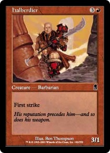 Halberdier (foil)