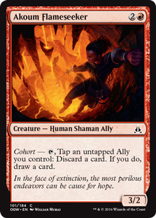Akoum Flameseeker (foil) - Oath of the Gatewatch | Bazaar of Magic